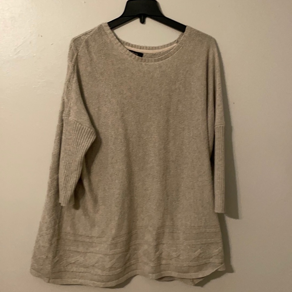 Style and co three-quarter length sweater size petite large